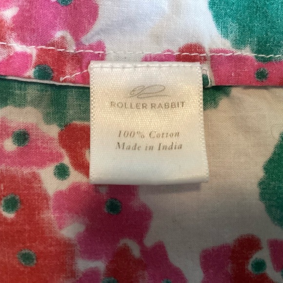 Roller Rabbit Pink Floral Robe O/S - Picture 4 of 8